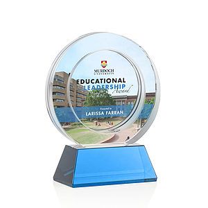 Templeton VividPrint™ Award on Base - Sky Blue
