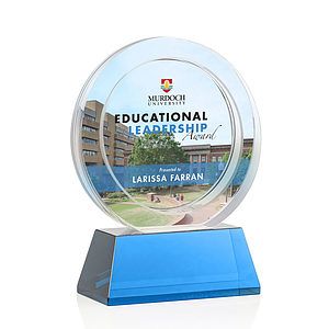 Templeton VividPrint™ Award on Base - Sky Blue