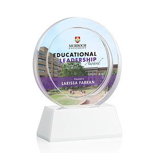 Templeton VividPrint™ Award on Base - White