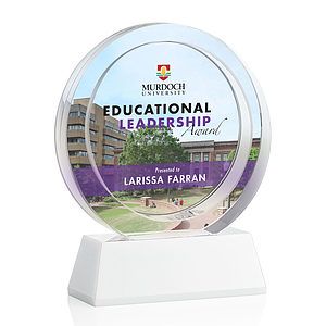 Templeton VividPrint™ Award on Base - White