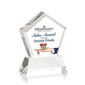 Genosee VividPrint™ Award on Base - Clear