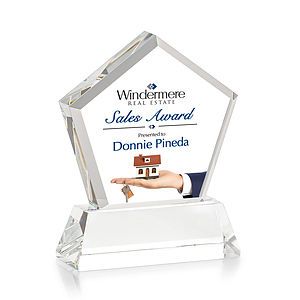Genosee VividPrint™ Award on Base - Clear