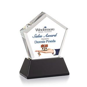 Genosee VividPrint™ Award on Base - Black