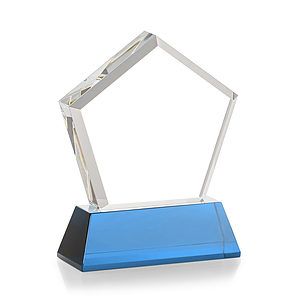 Genosee VividPrint™ Award on Base - Sky Blue