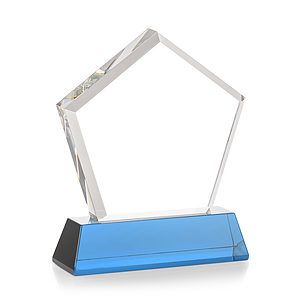 Genosee VividPrint™ Award on Base - Sky Blue