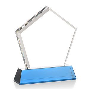 Genosee VividPrint™ Award on Base - Sky Blue