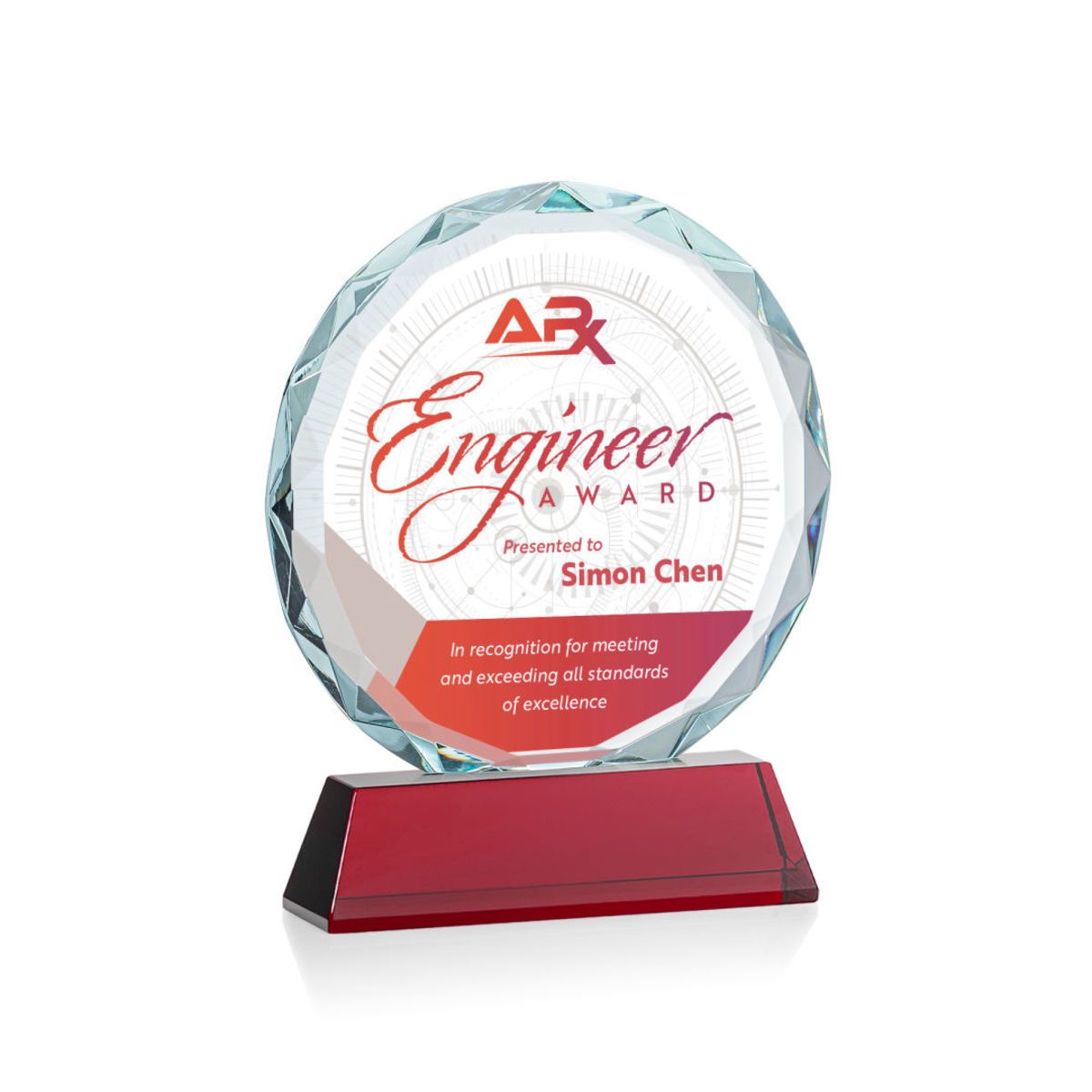Stratford VividPrint™ Award - Red