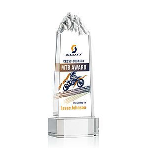 Himalayas VividPrint™ Award on Base - Clear