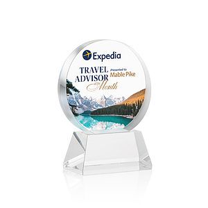 Glenwood Vividprint™ Award on Base - Clear