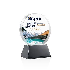 Glenwood Vividprint™ Award on Base - Black