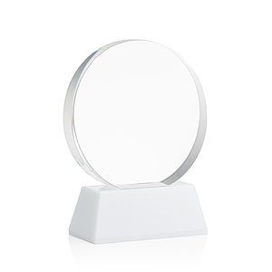 Glenwood Vividprint™ Award on Base - White
