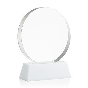 Glenwood Vividprint™ Award on Base - White