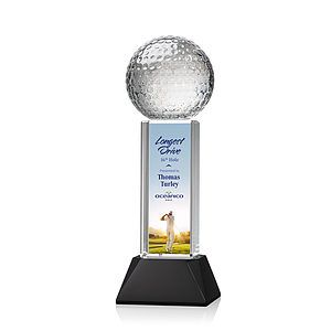 Golf Ball VividPrint™ Award on Stowe - Black