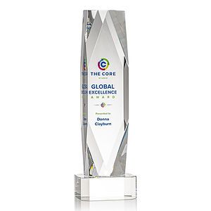 Delta VividPrint™ Award on Base - Clear