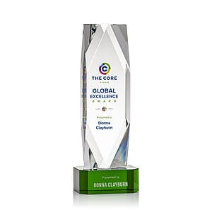 Delta VividPrint™ Award on Base - Green