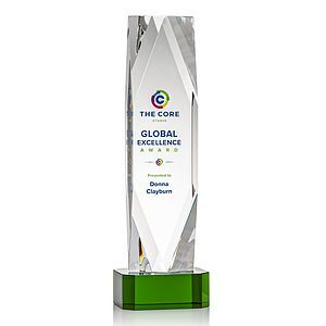 Delta VividPrint™ Award on Base - Green