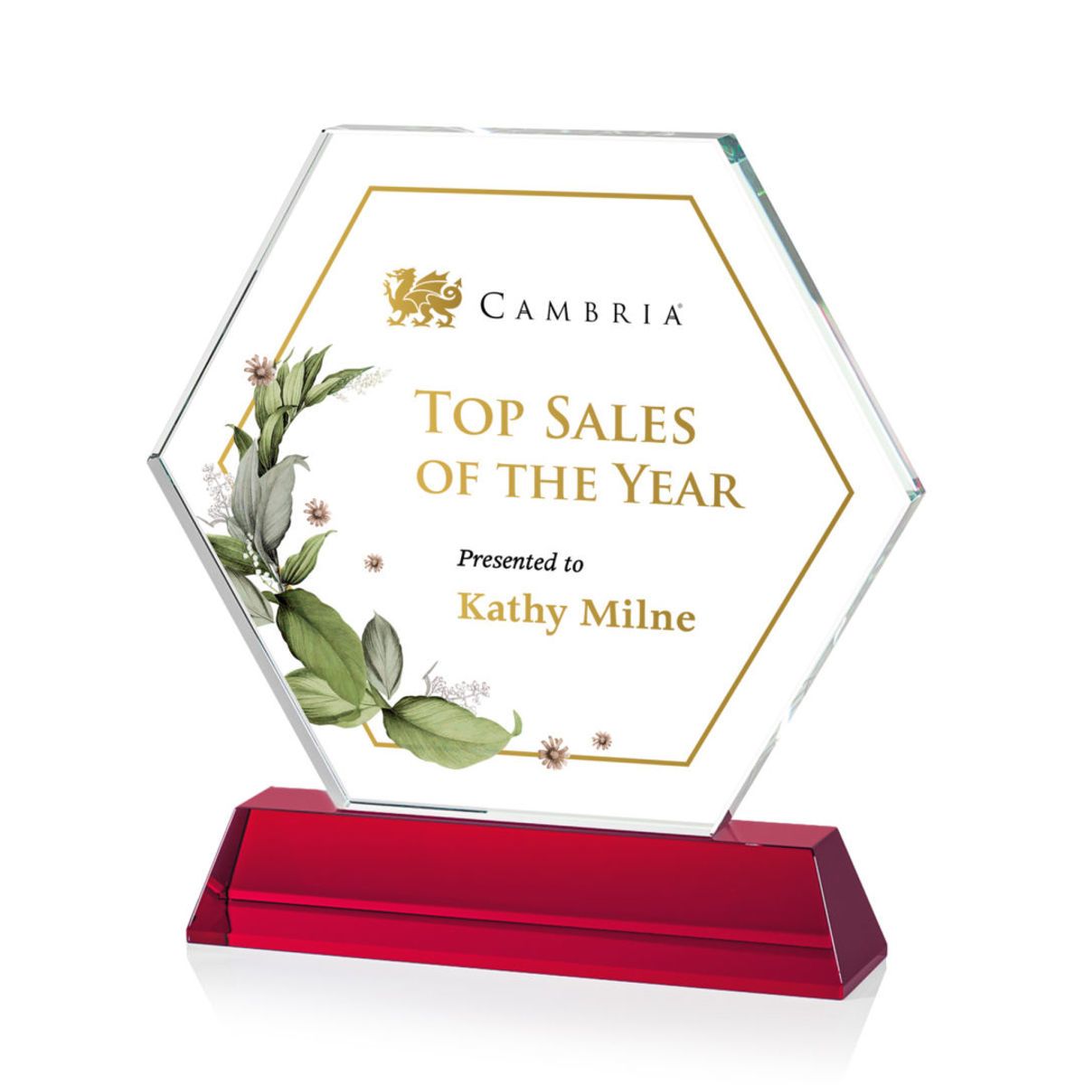 Ralston VividPrint™ Award - Red