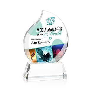 Preswick Flame VividPrint™ Award on Base