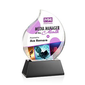 Preswick Flame VividPrint™ Award on Base