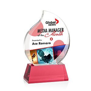 Preswick Flame VividPrint™ Award on Base