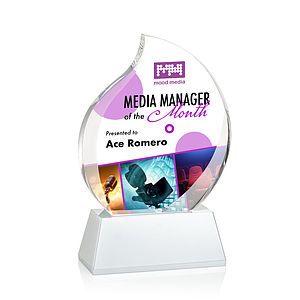 Preswick Flame VividPrint™ Award on Base