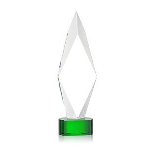 Manilow VividPrint™ Award on Paragon Base - Green
