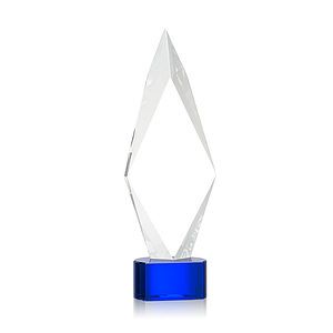 Manilow VividPrint™ Award on Paragon Base - Blue