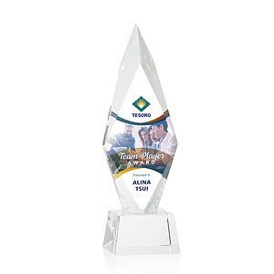 Manilow VividPrint™ Award on Robson Base - Clear
