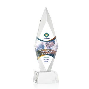 Manilow VividPrint™ Award on Robson Base - Clear