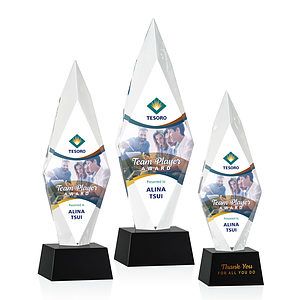 Manilow VividPrint™ Award on Robson Base - Black