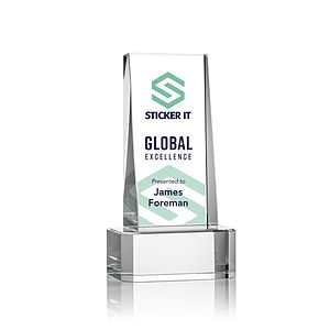 Milnerton VividPrint™ Award on Base - Clear