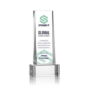 Milnerton VividPrint™ Award on Base - Clear