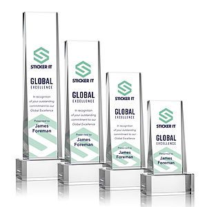 Milnerton VividPrint™ Award on Base - Clear