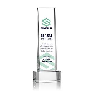 Milnerton VividPrint™ Award on Base - Clear
