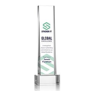 Milnerton VividPrint™ Award on Base - Clear