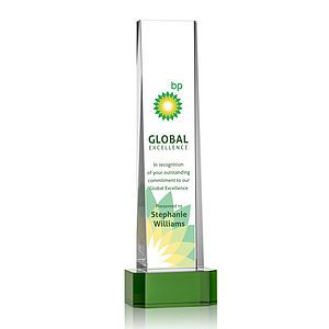 Milnerton VividPrint™ Award on Base - Green