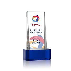 Milnerton VividPrint™ Award on Base - Blue