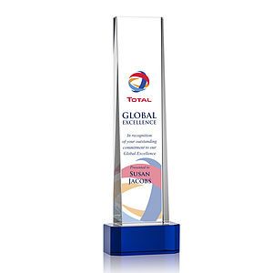 Milnerton VividPrint™ Award on Base - Blue