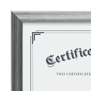 Calais Certificate Frame - Silver