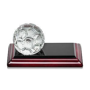 Sports Balls Award on Rosewood Base