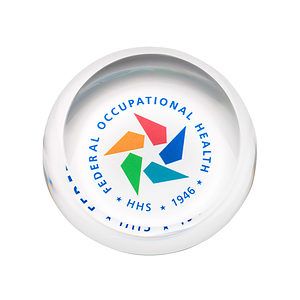 Slanted VividPrint™ Paperweight