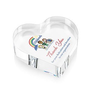 Kashmir Heart VividPrint™ Paperweight