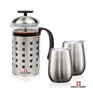 Swiss Force® Coffee Press & Vivaldi Cups
