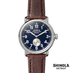 Shinola® Runwell Watch - Midnight Blue/Cattail