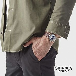 Shinola® Runwell Watch - Midnight Blue/Cattail