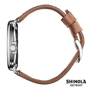 Shinola® Runwell Watch - Stone Blue/Tan