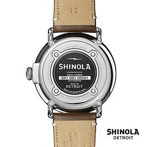 Shinola® Runwell Watch - Cream/Brown
