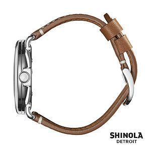 Shinola® Runwell Watch - Slate Blue/Tan