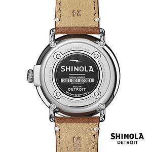 Shinola® Runwell Watch - White/Tan