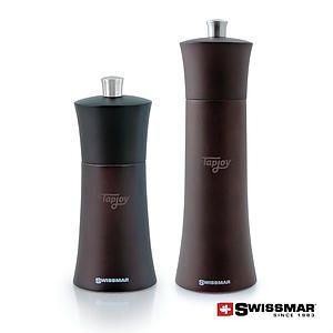 Swissmar® Torre Wood Mill - Beechwood Chocolate